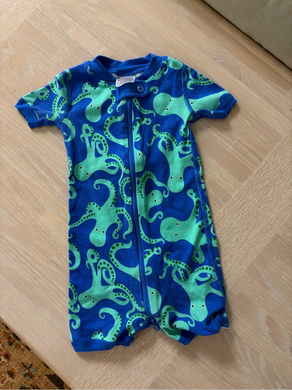 Hannah Andersson Short Sleeve Romper